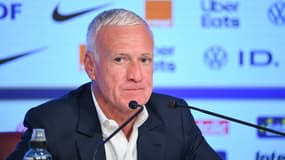 Didier Deschamps en conférence de presse, le 21 mai 2025