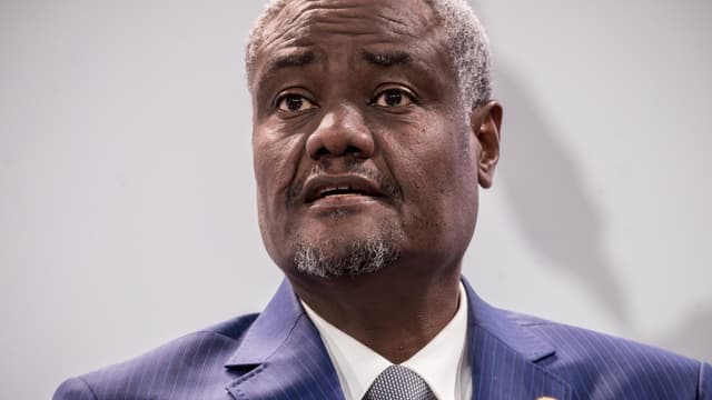 Moussa Faki, le président de la Commission de l'Union africaine.
