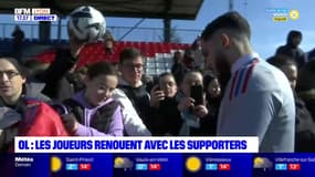 OL : les joueurs renouent avec les supporters