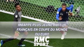 Mbappé plus jeune buteur français en Coupe du monde ou Euro