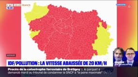 Pollution en Île-de-France: la vitesse abaissée de 20km/h