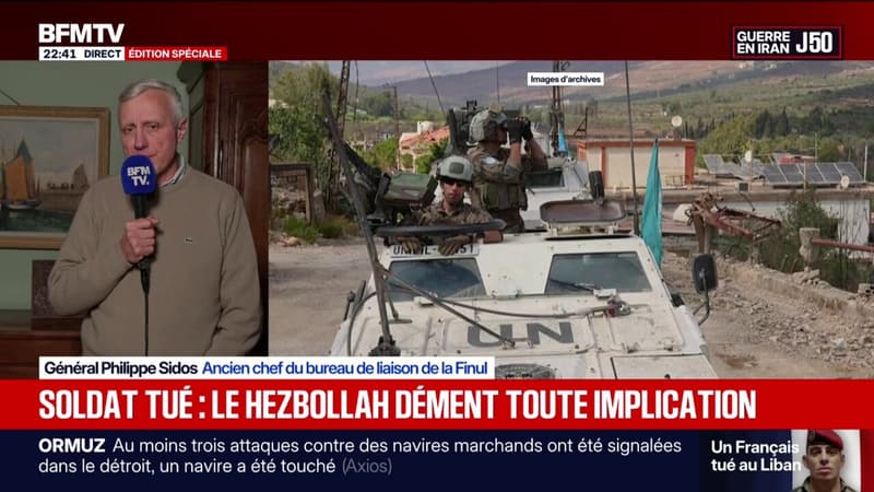 Liban: "Si la Finul s'en va, ce sera la jungle dans le sud du pays", estime le Général Philippe Sidos, ancien chef de bureau de liaison de la Finul