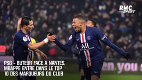 PSG - Buteur face à Nantes, Mbappé entre dans le top 10 des marqueurs de l'histoire du club