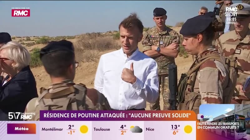 Résidence de Poutine attaquée : "aucune preuve solide" d'après la France