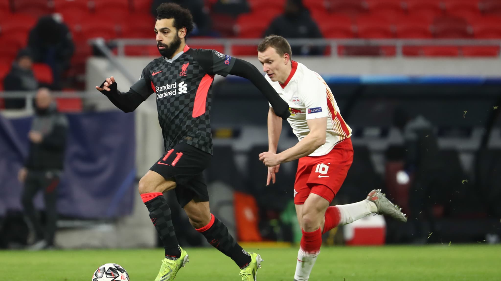 Mohamed Salah contre Leipzig Mohamed Salah contre Leipzig