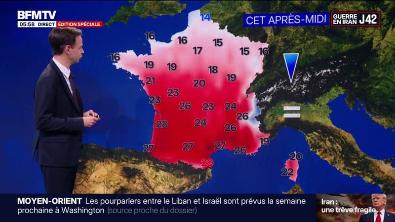 Le Soleil s'imposera sur quasiment tout le territoire, malgré une baisse des températures qui seront comprises entre 14°C et 28°C... La météo de ce vendredi 10 avril