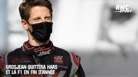 F1 - Romain Grosjean quittera Haas en fin d'année
