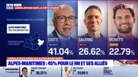 Législatives: le RN et ses alliés en tête dans toutes les circonscriptions de Alpes-Maritimes