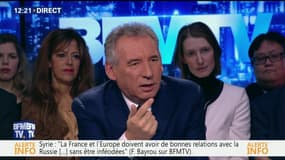 "Pour l'instant, le projet de François Fillon est un projet que je considère risqué", François Bayrou