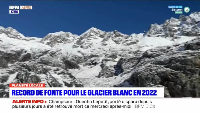 Planète Locale du mercredi 16 novembre 2022 - Record de fonte pour le glacier blanc en 2022