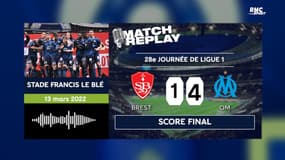 Brest 1-4 OM :  La belle victoire marseillaise avec les commentaires RMC