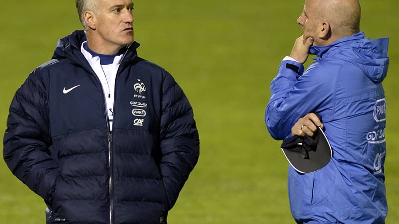 Didier Deschamps et Guy Stephan