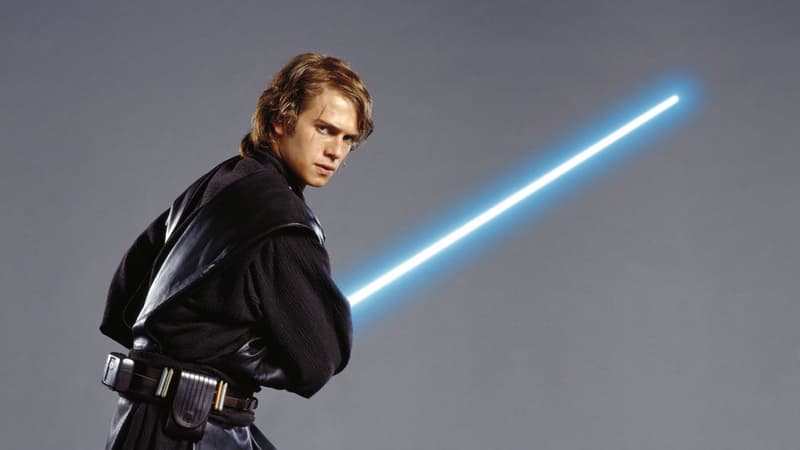Hayden Christensen dans le rôle d'Anakin Skywalker.
