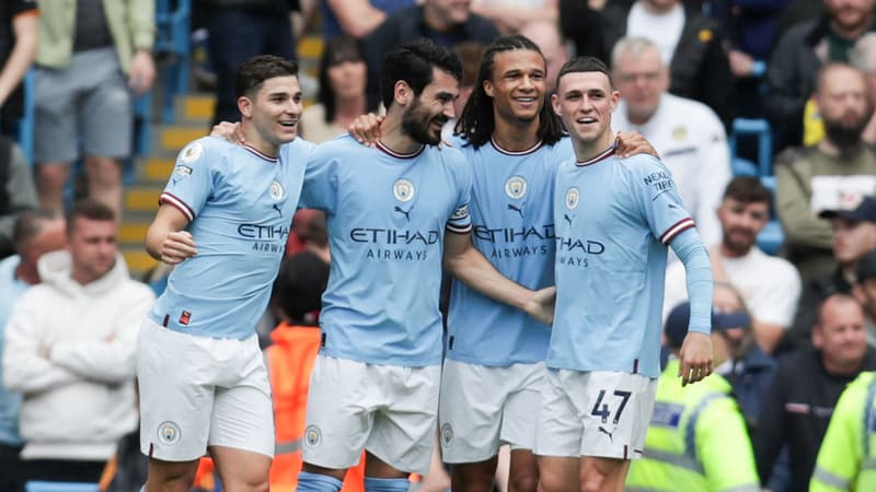J. Alvarez, I. Gundogan, N. Aké et P. Foden