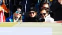 De gauche à droite, Lindsey Vonn, Mirka et Roger Federer, à Saint-Moritz, en Suisse, le 12 février 2017