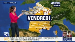 La météo pour ce vendredi 13 octobre 2017