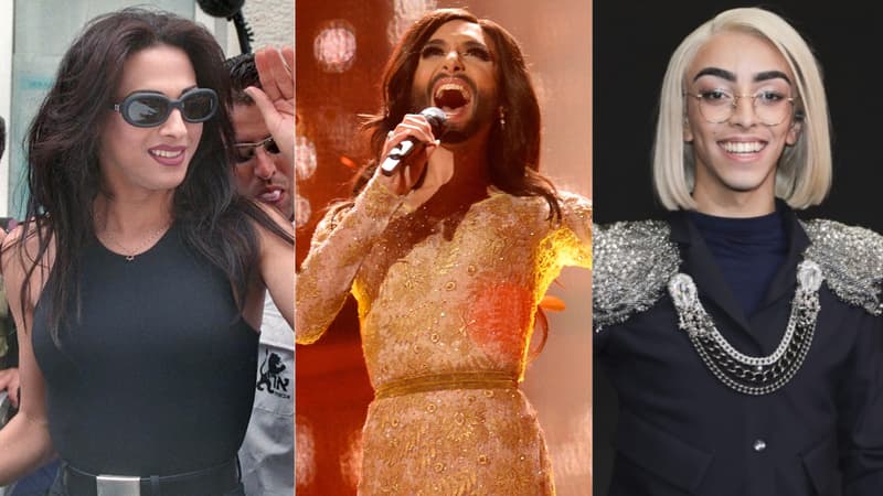 Dana International, Conchita Wurst et Bilal Hassani, trois candidats emblématiques de l'Eurovision