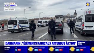Lyon : G. Darmanin annonce la présence d'éléments radicaux dans le cortège