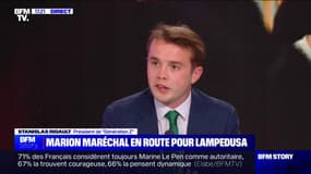 Stanislas Rigault (président de "Génération Z"): "Marion Maréchal se rend à Lampedusa aujourd'hui et demain pour apporter une solidarité européenne"