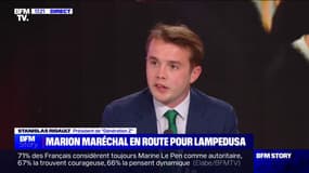 Stanislas Rigault (président de "Génération Z"): "Marion Maréchal se rend à Lampedusa aujourd'hui et demain pour apporter une solidarité européenne"