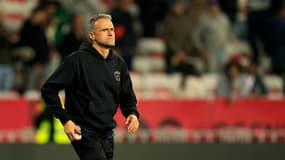 Luis Enrique lors du match Nice-PSG (1-1, L1), le 6 octobre 2024