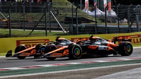 Oscar Piastri et Lando Norris au GP de Hongrie, le 21 juillet 2024