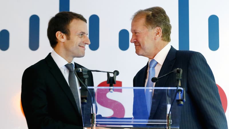 Pour John Chambers, la France est le pays dans lequel il faut investir. Séquence émotion avec Emmanuel Macron, notre ministre de l'économie et du numérique.