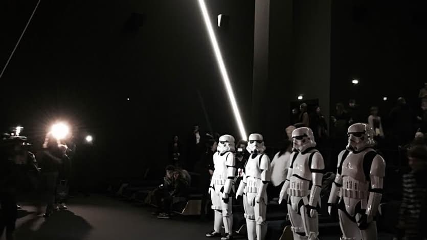 Projection du dernier Star Wars dans les cinémas EuropaCorp.