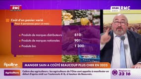 Manger sain a coûté beaucoup plus cher en 2023