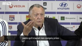 "Blessé", J.-M. Aulas entend rendre B. Desplat "moins arrogant", "il n'a rien démontré"