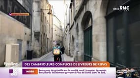 Des cambrioleurs complices de livreurs de repas 