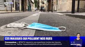 De plus en plus de masques polluent nos rues