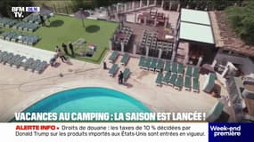 Vacances: la saison est lancée pour de nombreux campings en France