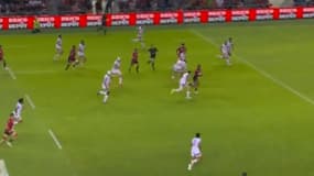 L'essai de Jiuta Wainiqolo lors du choc de Top 14 entre Toulon et l'UBB, 1er juin 2025