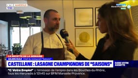 Dans votre assiette du jeudi 19 octobre - Castellane : lasagne champignons de "saisons"