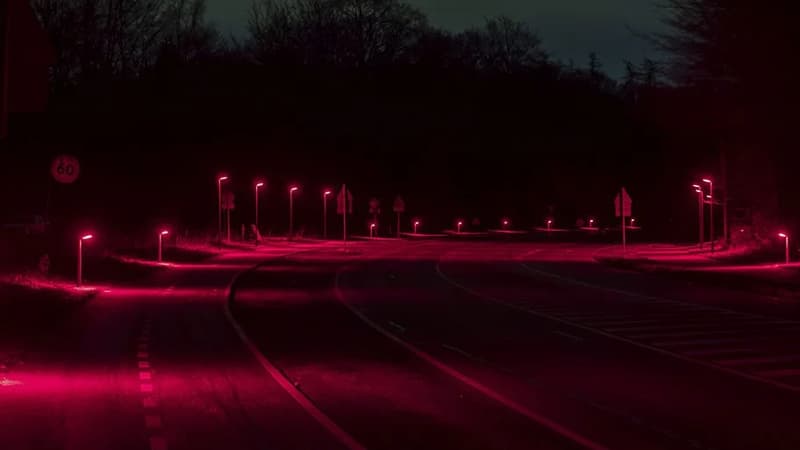 Au Danemark, une ville change son éclairage public du blanc au rouge pour ne pas gêner les chauve-souris mais cette couleur nuit à la réactivité des conducteurs