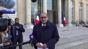 Laurent Nuñez, ministre de l'Intérieur, dans la cour de l'Élysée, le mardi 18 novembre 2025