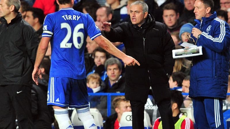 John Terry et José Mourinho