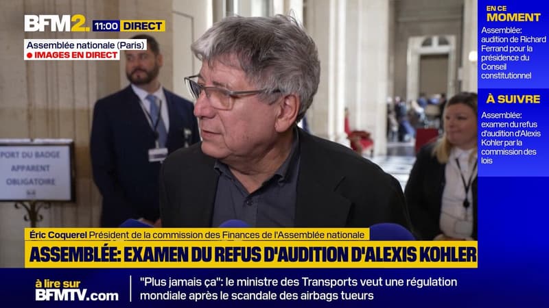 Dérapage du déficit: Éric Coquerel relance Alexis Kohler une dernière fois pour être auditionné