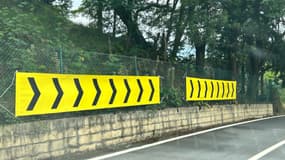 La sécurité a été renforcée dans la descente du Col de Joux Plane.