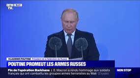 La Russie a "l'intention de développer des coopérations internationales en matière d'armement", annonce Vladimir Poutine