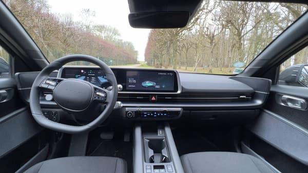 The interior very "zen" de la Ioniq 6.