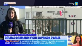 Arles: Gérald Darmanin visite la maison d'arrêt et décore les agents pris en otage