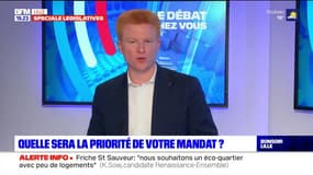 "On veut bâtir une autre majorité", Adrien Quatennens, candidat dans la 1ere circonscription du Nord