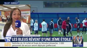 Coupe du monde: "C'est une très belle finale car c'est le retour des pays européens", analyse Laura Flessel dont le mari est aussi... croate
