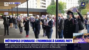 Métropole lyonnaise : l'hommage à Samuel Paty