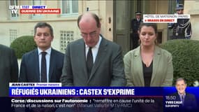 Réfugiés ukrainiens: Jean Castex annonce que "plus de 26.000" personnes ont été "recensées à l'entrée sur le territoire français depuis fin février"