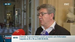 Affaire Benalla: "On votera les deux motions de censure", annonce Jean-Luc Mélenchon