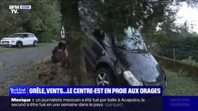 Grêle, rafales de vent et pluies torrentielles... Les dégâts des orages dans le centre-est de la France 