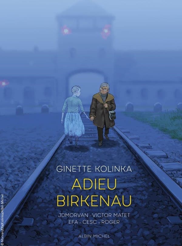 Couverture de la BD "Adieu Birkenau"